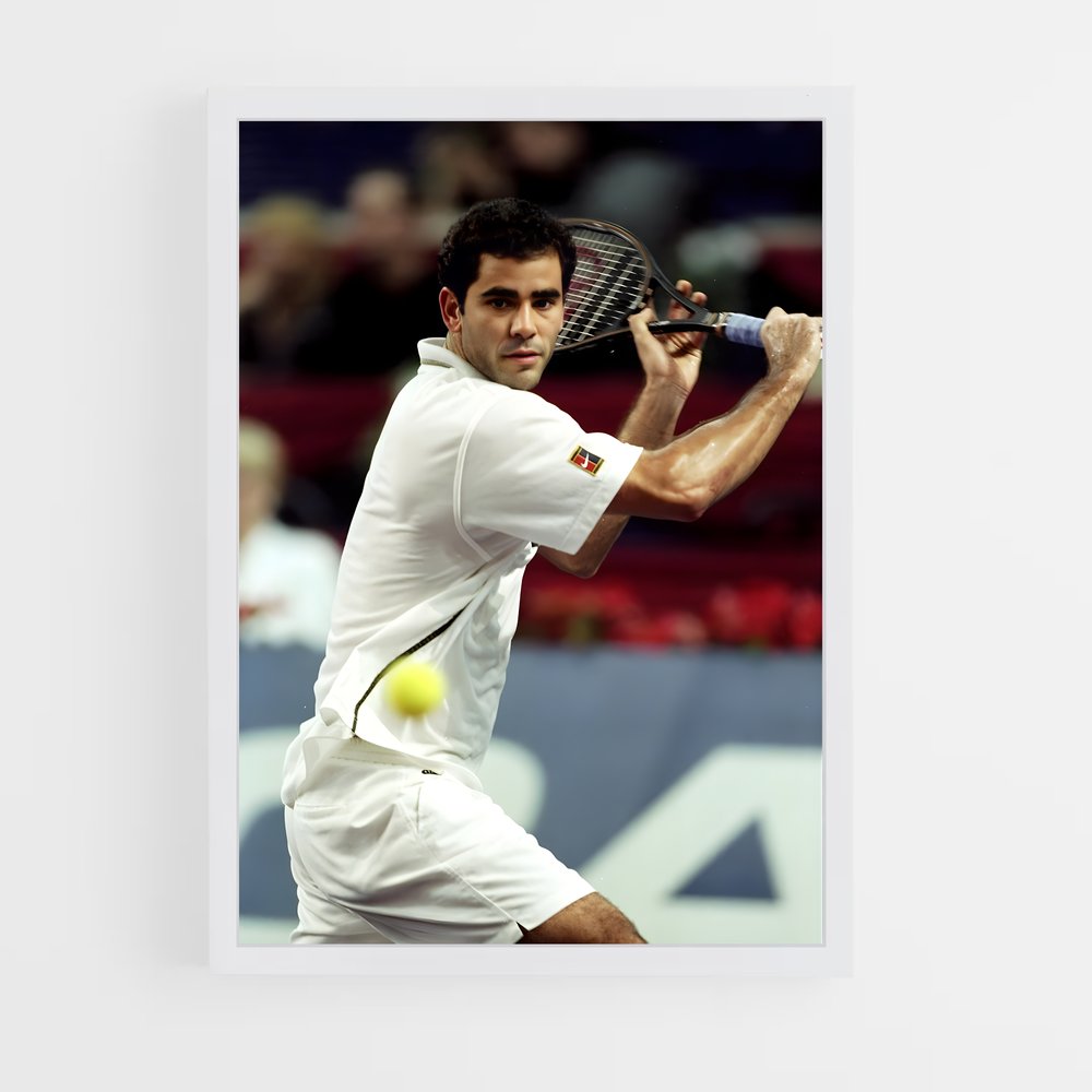 Poster Pete sampras smash – affiche Tennis (vue 3)